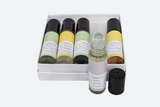 Essential Oils Roll-On with Crystals - set of 5 by Lizush
