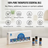 6 Pack of 100% Pure Essential Aromatherapy Oils