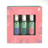 Aromatherapy Essential Oil Rollerballs (Lavender, Peppermint, Rosehip) by Pursonic