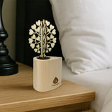 3D Wooden Tree Reed Diffuser with Peppermint Essential Oil