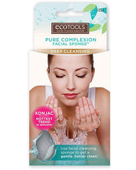 EcoTools Pure Complexion Facial Sponge - Deep Cleansing - Charcoal