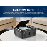 Emerson 120" Home Theater LCD Projector with Built-In TV Tuner and DVD Player