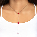 Elixir Necklace - Ruby Red by TopFoxx