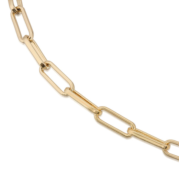 Elongated Link Chain Anklet by eklexic