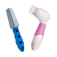 Pursonic Advanced Facial and Body Cleansing Brush + 3 In 1 Callus Remover Bundle by Pursonic