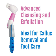 Pursonic Advanced Facial and Body Cleansing Brush + 3 In 1 Callus Remover Bundle by Pursonic