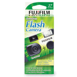 FUJIFILM 7032835 QuickSnap Flash 400 Single-Use Disposable Cameras with Flash (2 Pk)