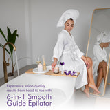 6-in-1 Smooth Glide Epilator by Pursonic