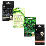 Ultimate Skincare Bundle: Charcoal Sheet Mask + Tea Tree Sheet Mask + Cucumber Sheet Masks +  Cleansing Charcoal Nose Pore Strip