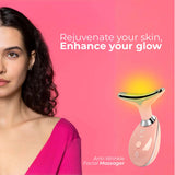Pursonic Ultimate Glow & Rejuvenation Bundle: 7-in-1 LED Therapy, Facial Steamer, Anti-Aging Eye Gel, and Sheet Masks 🌟