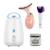 Pursonic Radiant Glow Beauty & Self-Care Bundle – Facial Steamer, LED Therapy, Epilator & More!