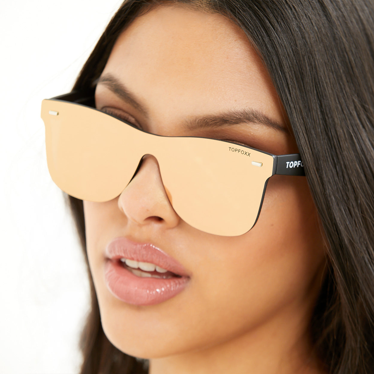 Sustainable Future Wife - Gold Square Wayfarer Sunglasses by TopFoxx
