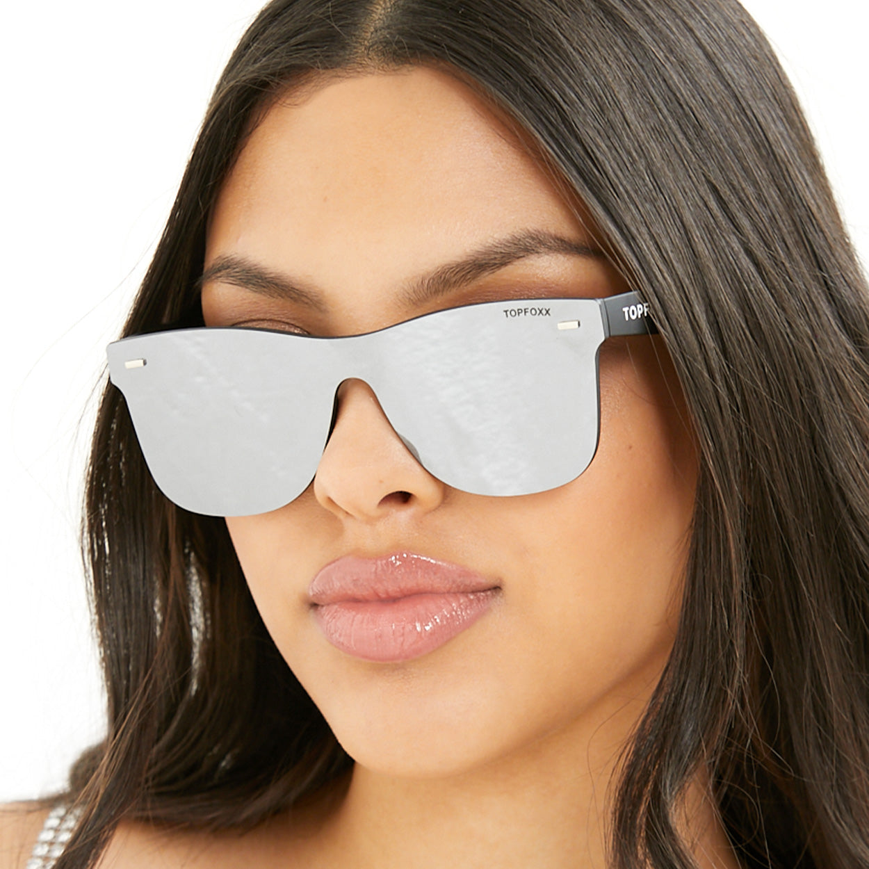 Sustainable Future Wife - Silver Square Wayfarer Sunglasses by TopFoxx