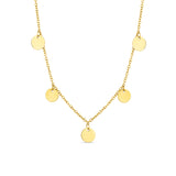 Arvo Mini Disc Necklace - Gold by Arvo