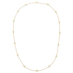 Diamond by the Yard Necklace by By Adina Eden