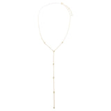 Diamond By The Yard Lariat 14K by By Adina Eden