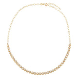 Cupcake Set Diamond Tennis Choker 14K by By Adina Eden
