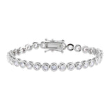 Bezel Tennis Bracelet by By Adina Eden