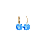 Gold Drop Gem Earring by Short & Suite