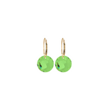 Gold Drop Gem Earring by Short & Suite
