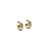 Light Green Small Eternity Hoop by Short & Suite