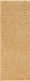 Faina Solid Gold Shag Rug Washable