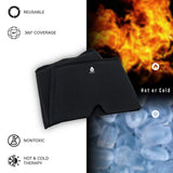 Pursonic LED Red Light Therapy Panel & Reusable Hot and Cold Gel Ice Head Wrap