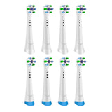 8-Pack Replacement Brush Heads Compatible with Oral-B iO Series 2–10