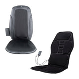 Pursonic Shiatsu Chair Massager with Heat & Vibration + Cushion Mat Bundle – Deep Muscle Relief for Home, Office, or Car