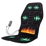 Ultimate Relaxation Bundle: Heated Chair Mat, Rechargeable Rolling Massager, and 3-Speed Massage Gun