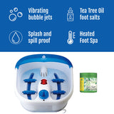 Electric Heated Poncho Shawl & Heated Vibrating Foot Spa Set