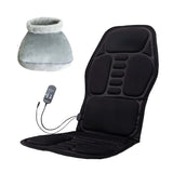 Total Relaxation Pair: Heated Foot Spa & Adjustable Chair Cushion by Pursonic