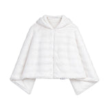 Pursonic Electric Plush Heated Poncho Shawl