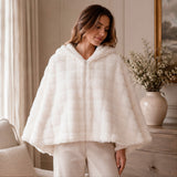 Pursonic Electric Plush Heated Poncho Shawl