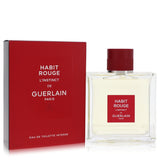 Habit Rouge L'instinct by Guerlain Eau De Toilette Intense Spray 1.6 oz for Men