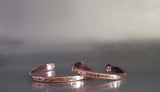 Handmade 2 ounce 6 Gauge Copper Hammered BIGGA Bangle