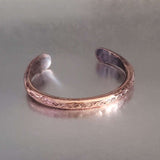 Handmade 2 ounce 6 Gauge Copper Hammered BIGGA Bangle