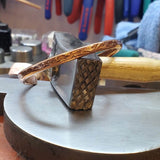 Handmade 2 ounce 6 Gauge Copper Hammered BIGGA Bangle