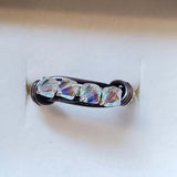 Handmade Copper Multi Wire Wrapped Super Sparkly Bling Ring