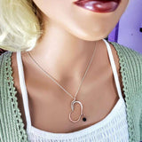 Hammered Copper Butterfly Wing Child Abuse Survivor Necklace