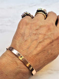 Handmade MOM Stamped Copper Cuff