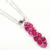 Handmade Swarovski Crystal Rock Candy Bar Necklace