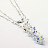 Handmade Swarovski Crystal Rock Candy Bar Necklace