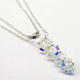 Handmade Swarovski Crystal Rock Candy Bar Necklace