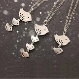 Happy Bird Day Necklace in Sterling Silver by VistaShops