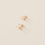 Golden Bead Studs by Urth and Sea