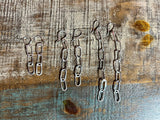 Paperclip Chain Earrings by Jennifer Cervelli Jewelry