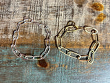 Paperclip Chain Bracelet by Jennifer Cervelli Jewelry