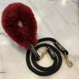 Bundle Shearling Fur Grip + Rope Leash for Dogs by Bonne et Filou