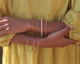 Gold Beaded Bracelet by Urth and Sea